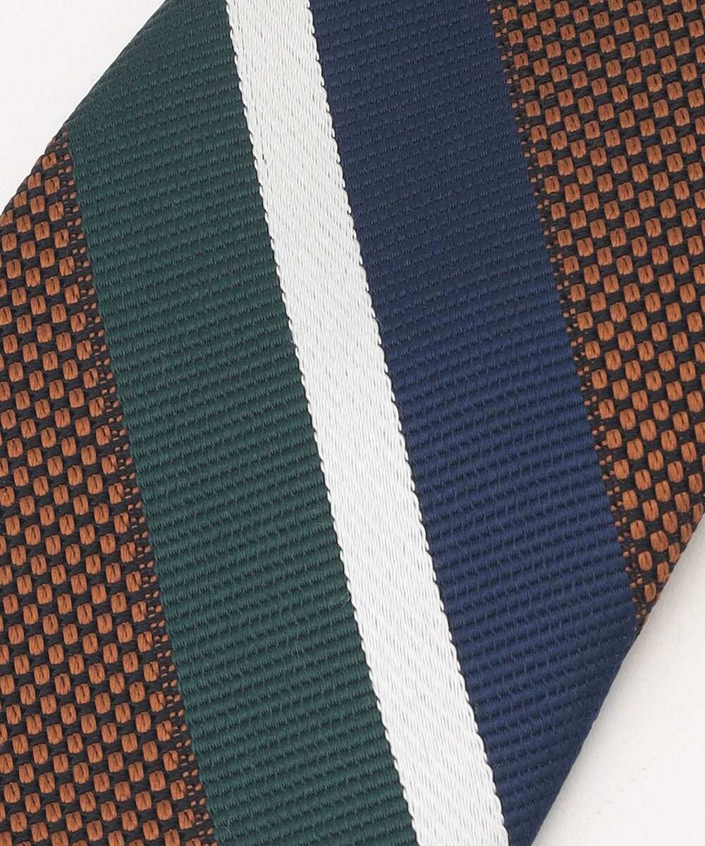 J.PRESS MEN 【JAPANESE SILK FRESCO TIE COLLECTION】マルチストライプ ネクタイ 