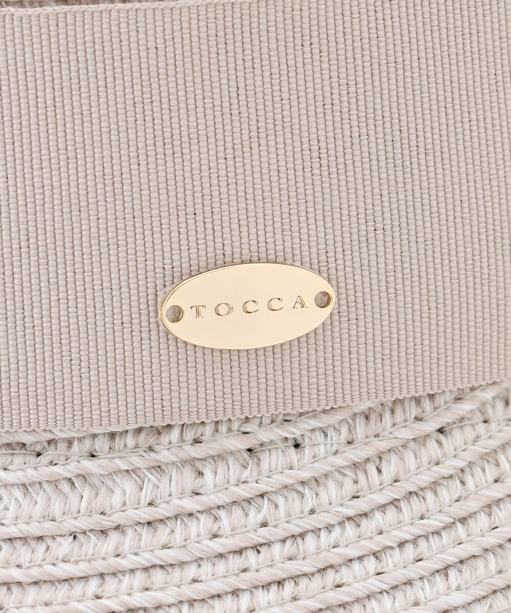 TOCCA 【サイズ調整可】HALF BRIM RIBBON HAT ブレードハット 