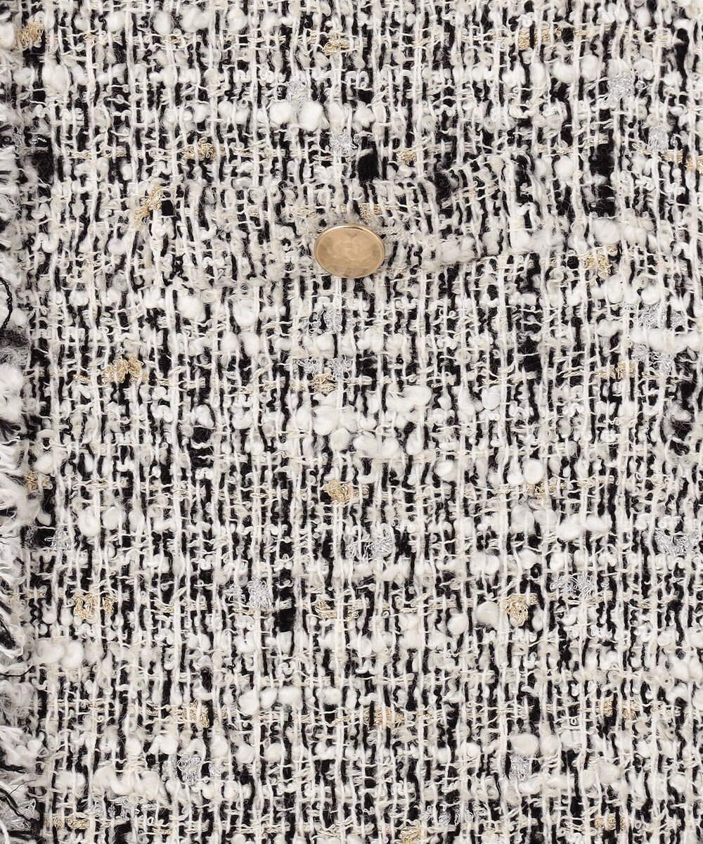 自由区 ラメキャンディーツイード ジレ 