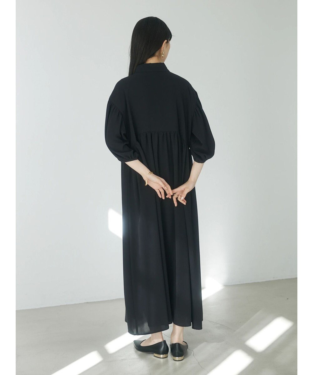 Green Parks ａ．衿付き切り替えワンピース 