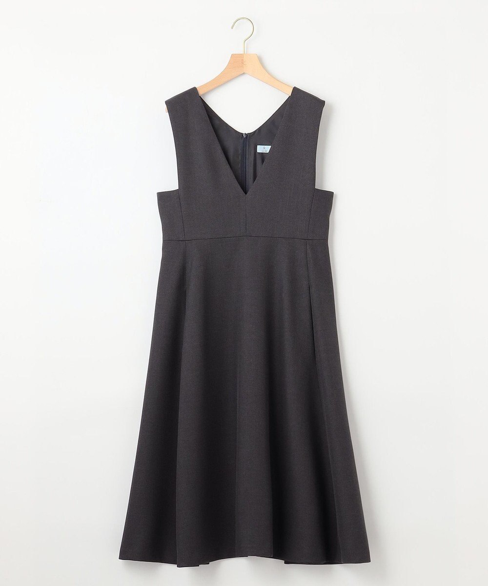 組曲 ウールライクスポンディッシュ ジャンパースカート 