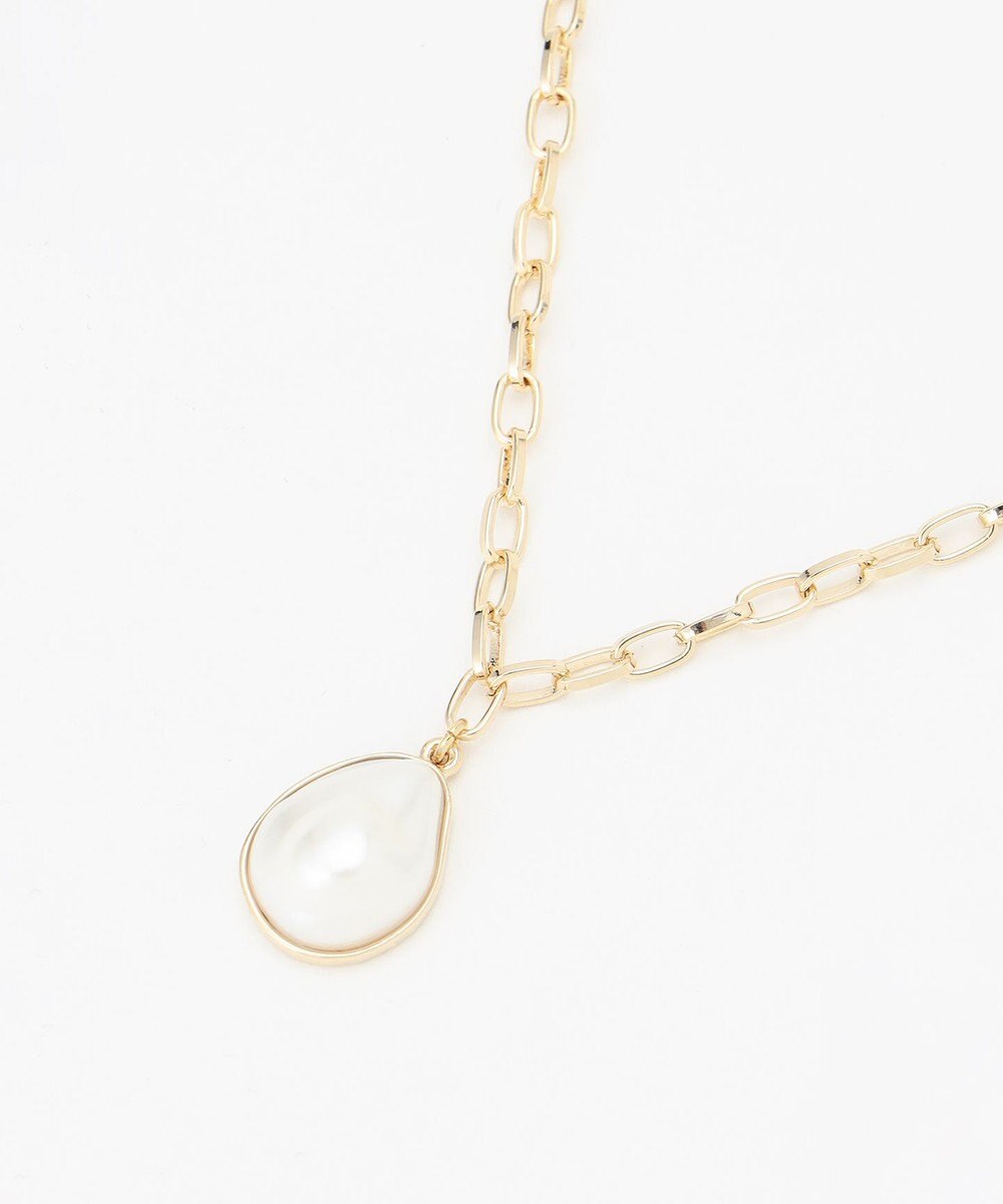 ANY パールチェーンネックレス 