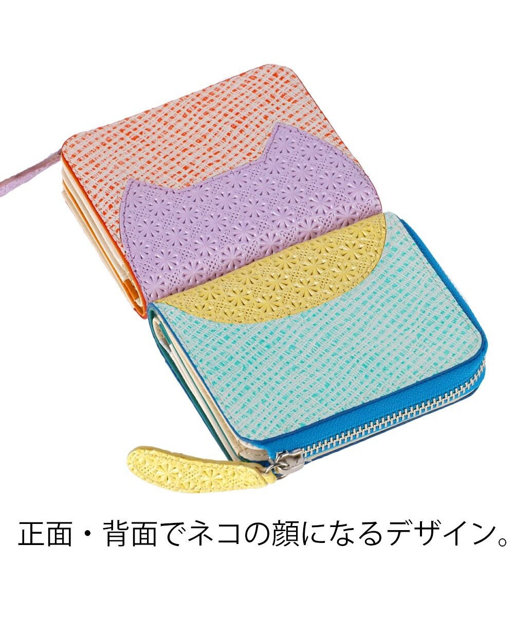 tsumori chisato CARRY スプリングねこパズル 2つ折り財布 