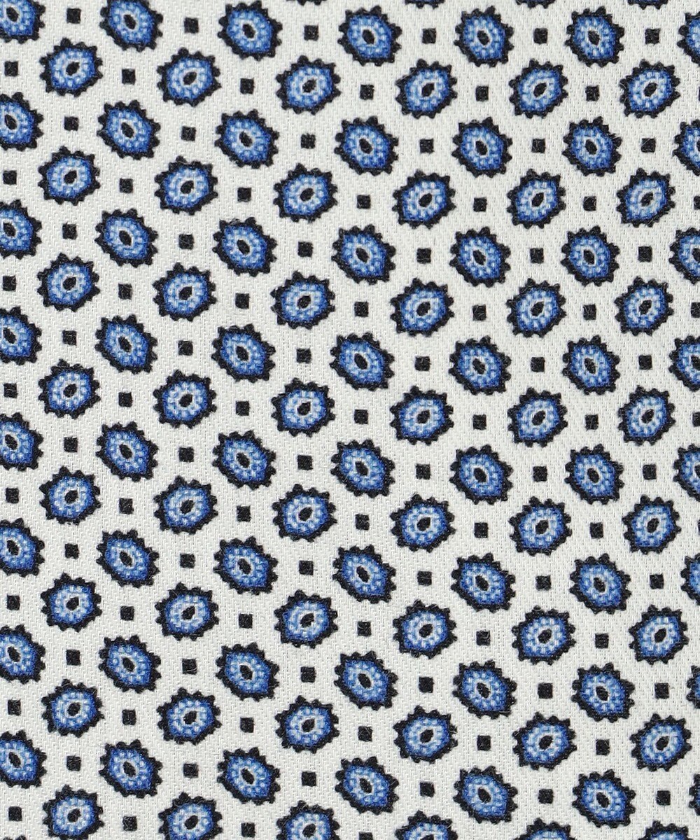 JOSEPH ABBOUD 【キングサイズ・エコ素材】 ヘキサゴンジオメトリックパターン シャツ 