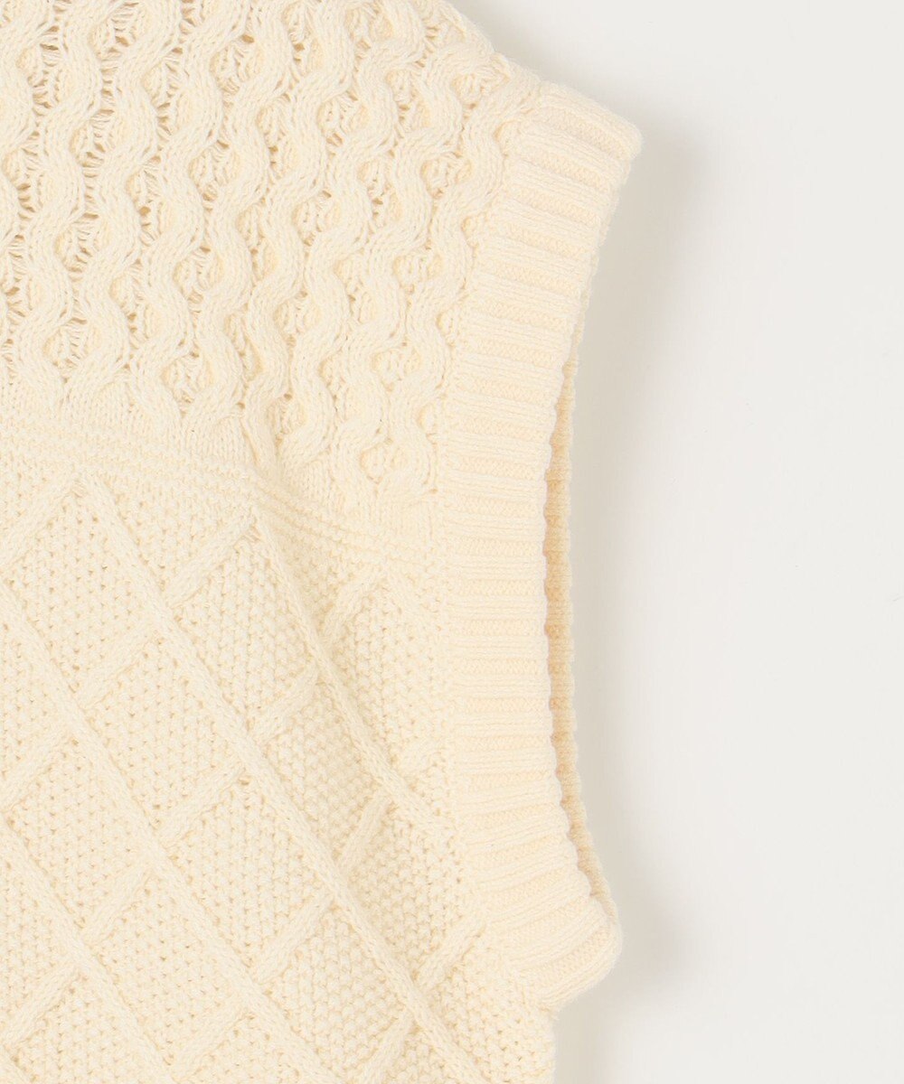 組曲 S 【WEB限定】バルキーニット ベスト 