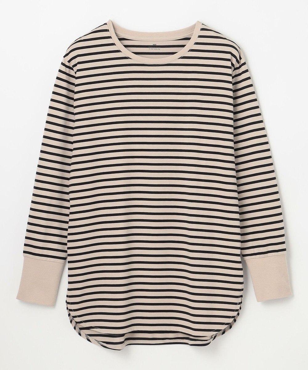 ANY L シャツテールロングスリーブＴシャツ 