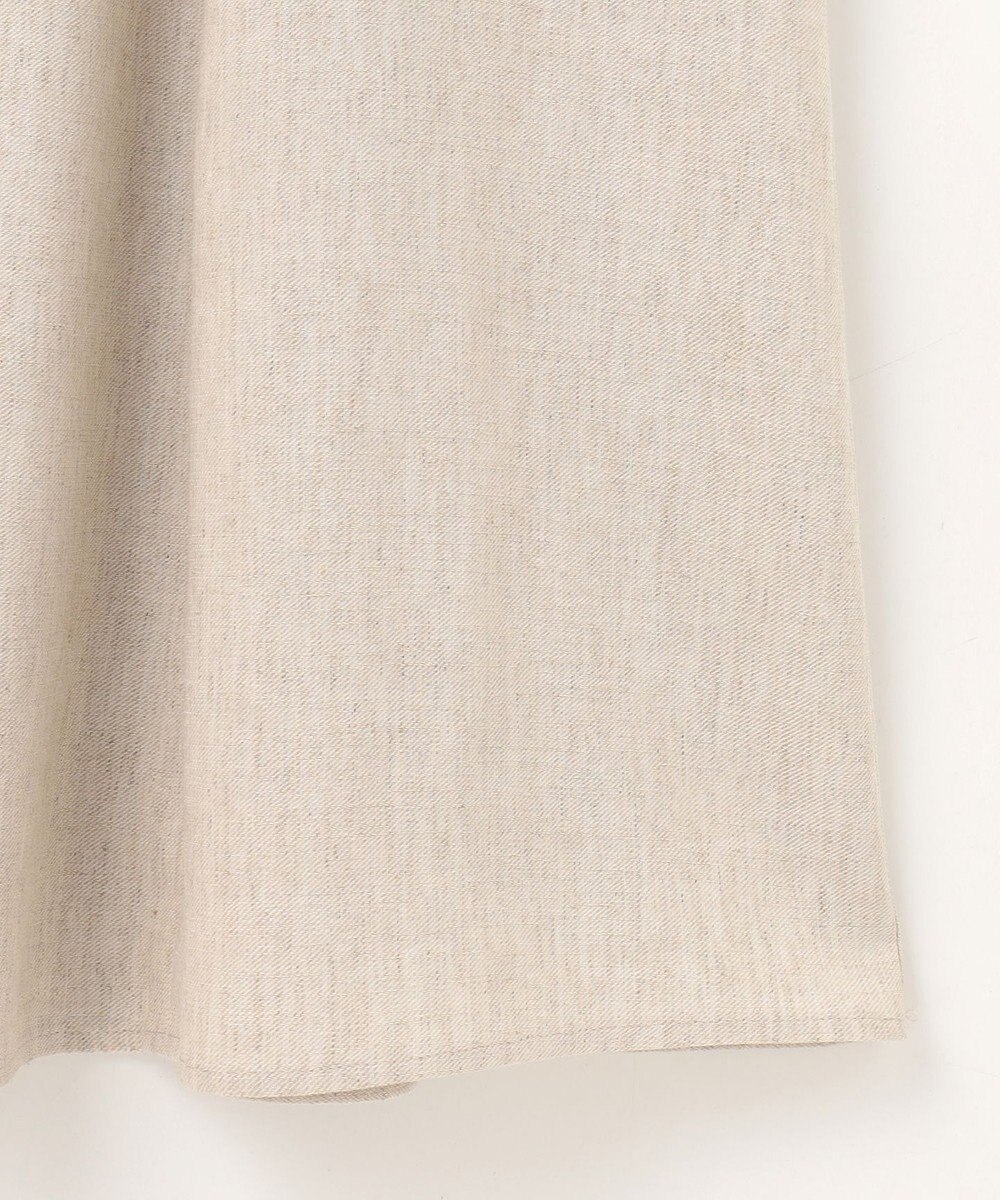 自由区 【カタログ掲載・接触冷感・UVカット・洗える】リネンミックスツィル ワンピース 