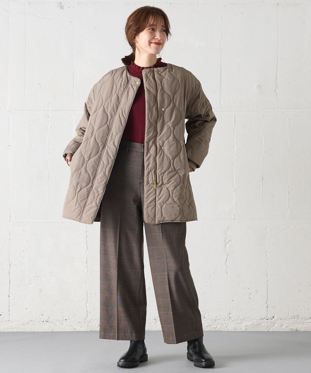 ANY 【蓄熱保温/撥水/洗濯機可能】撥水ウォームキルトブルゾン 