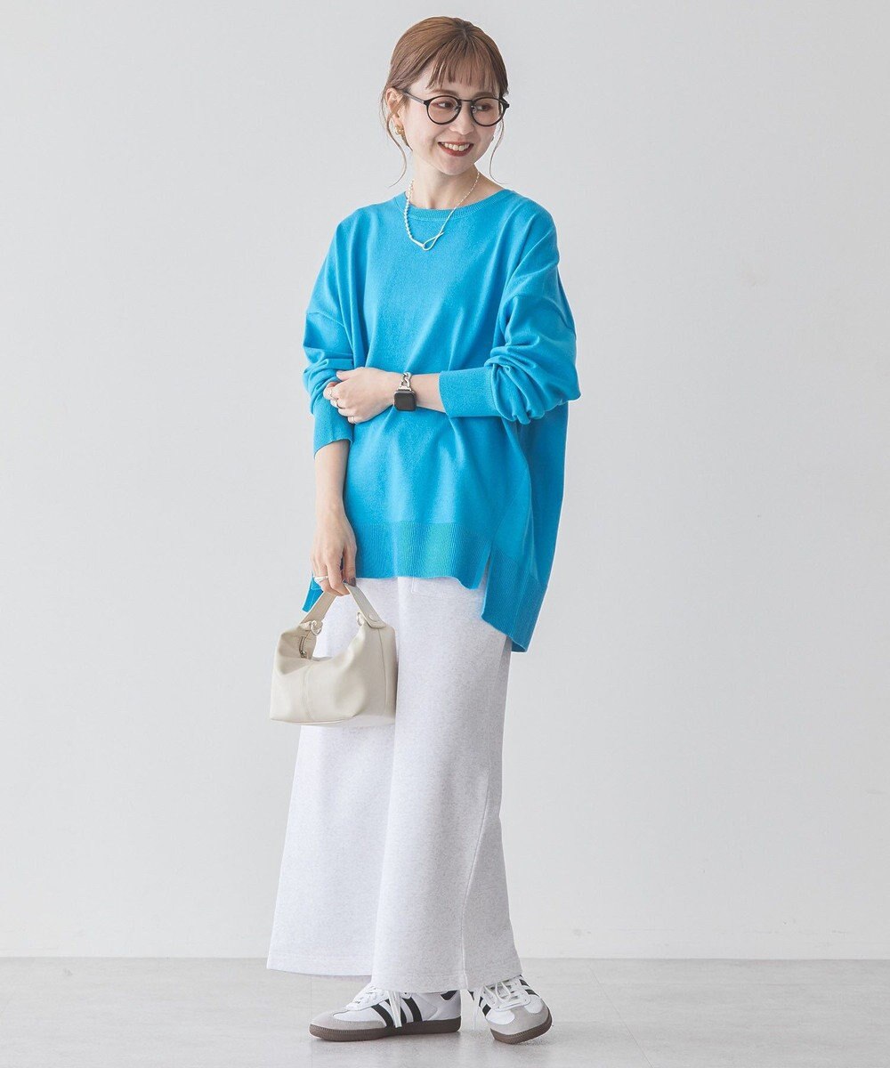 AMERICAN HOLIC 前振りロングニットプルオーバー 