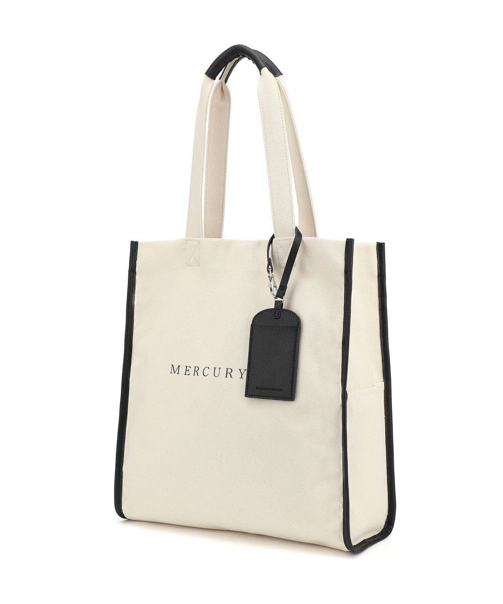 style code 【MERCURYDUO/マーキュリーデュオ】カードケース付　キャンバストートバッグ 推し活バッグ 