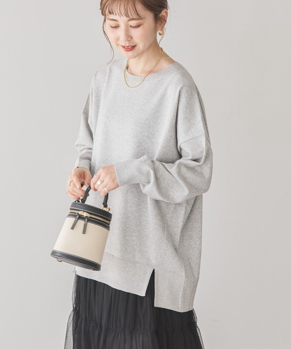 AMERICAN HOLIC 前振りロングニットプルオーバー 