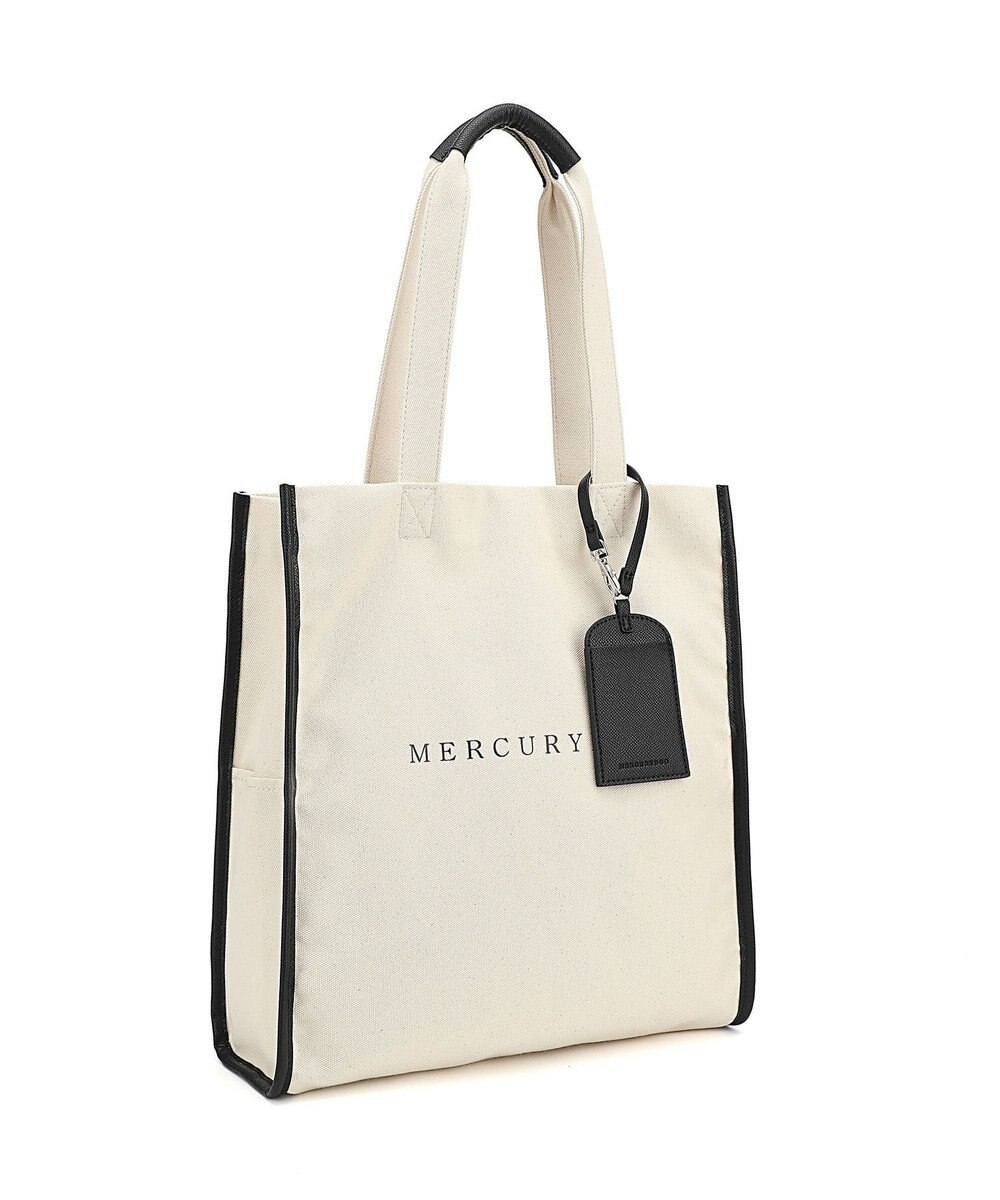 style code 【MERCURYDUO/マーキュリーデュオ】カードケース付　キャンバストートバッグ 推し活バッグ 