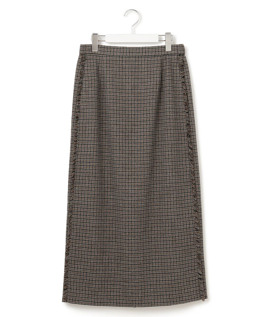 23区 S 【GLOW10月号掲載/洗える】ツイーディーカラーミックス  Iライン スカート 