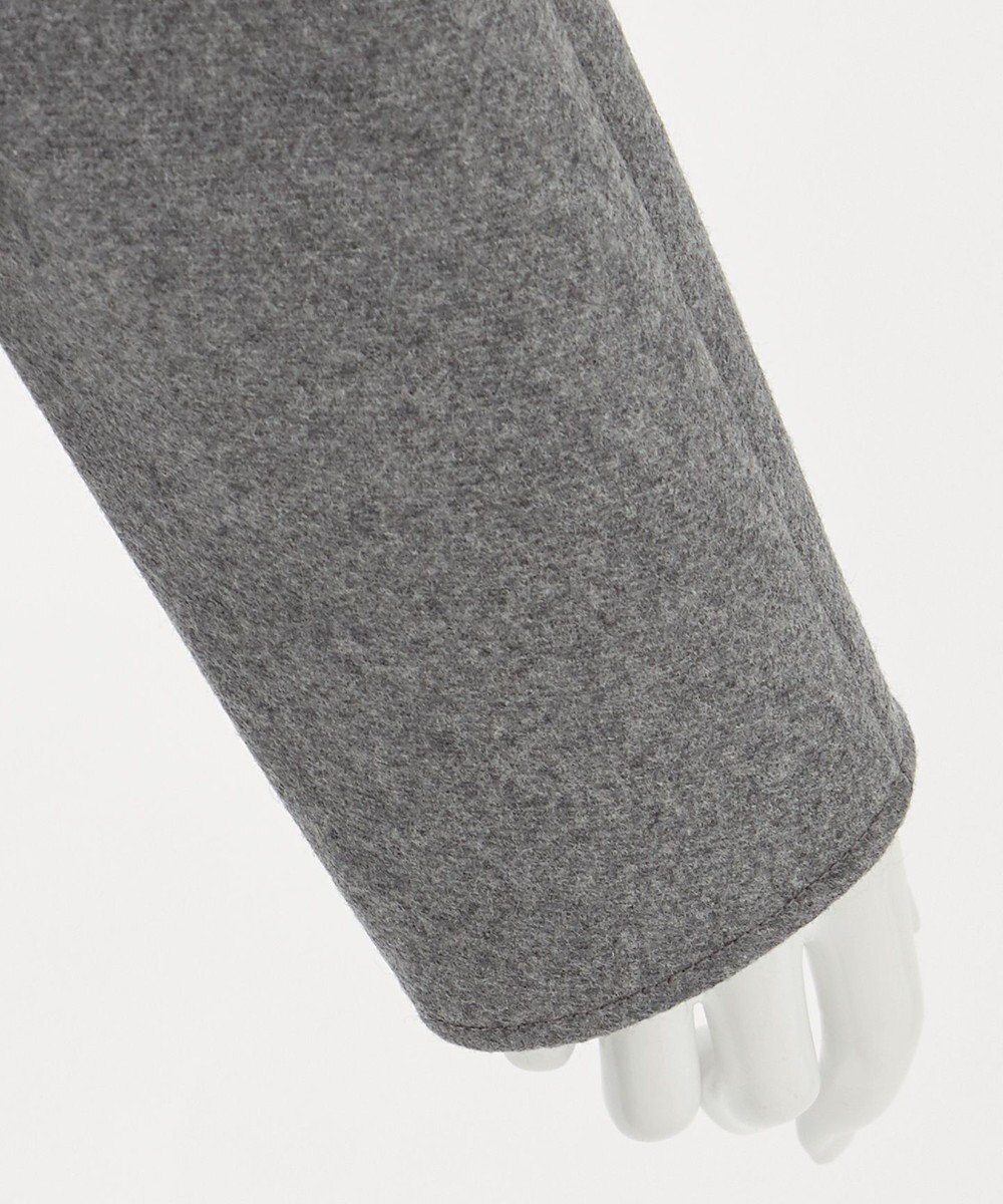 23区 【エステータ】ウールツイルジャージー スリットネック ブラウス 