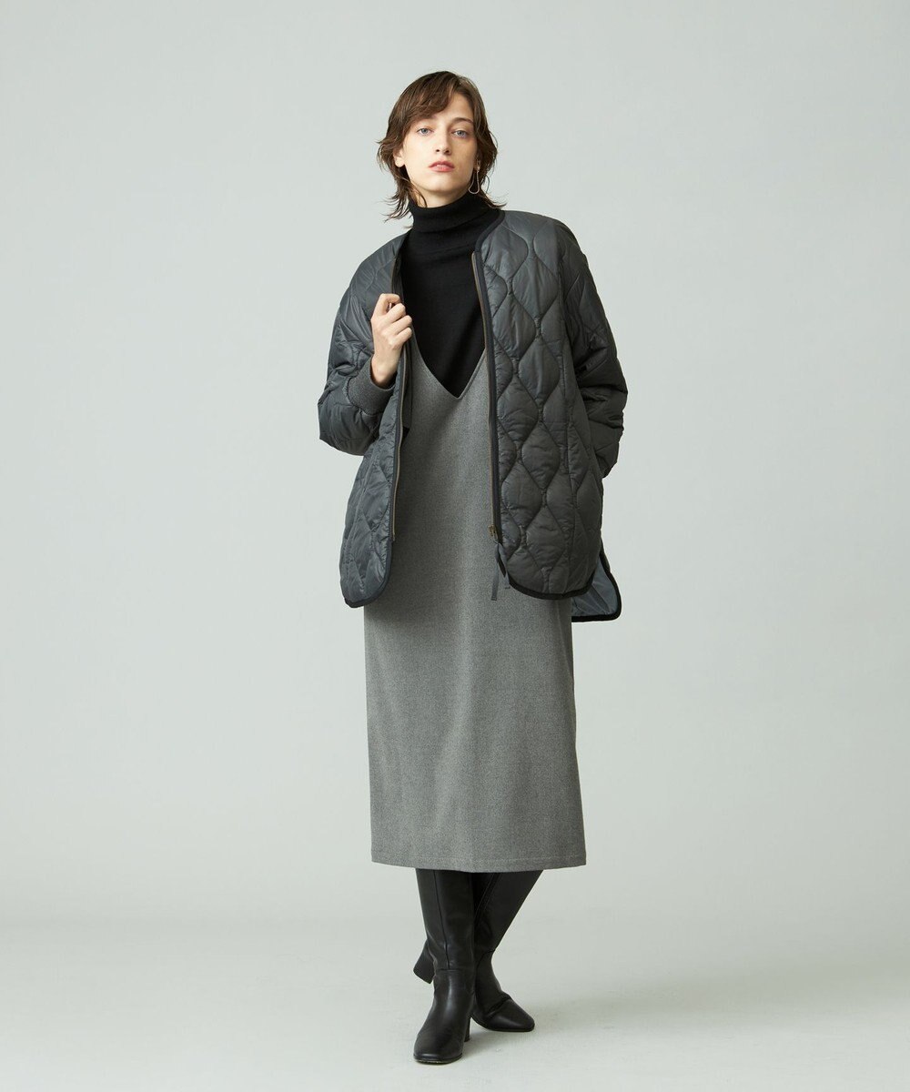 J.PRESS YORK STREET 【WOMEN】ショートキルトブルゾン 