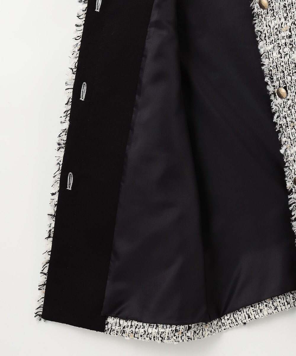 自由区 ラメキャンディーツイード ジレ 