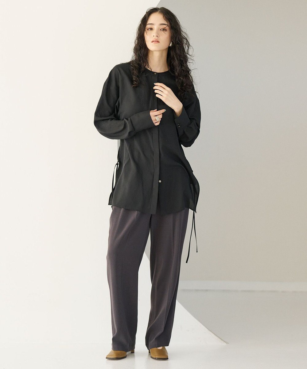 #Newans ルーズシルエットシアーシャツ 