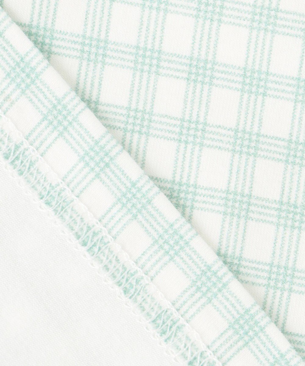 組曲 KIDS 【80-100㎝】シャーリングチェック トップス 