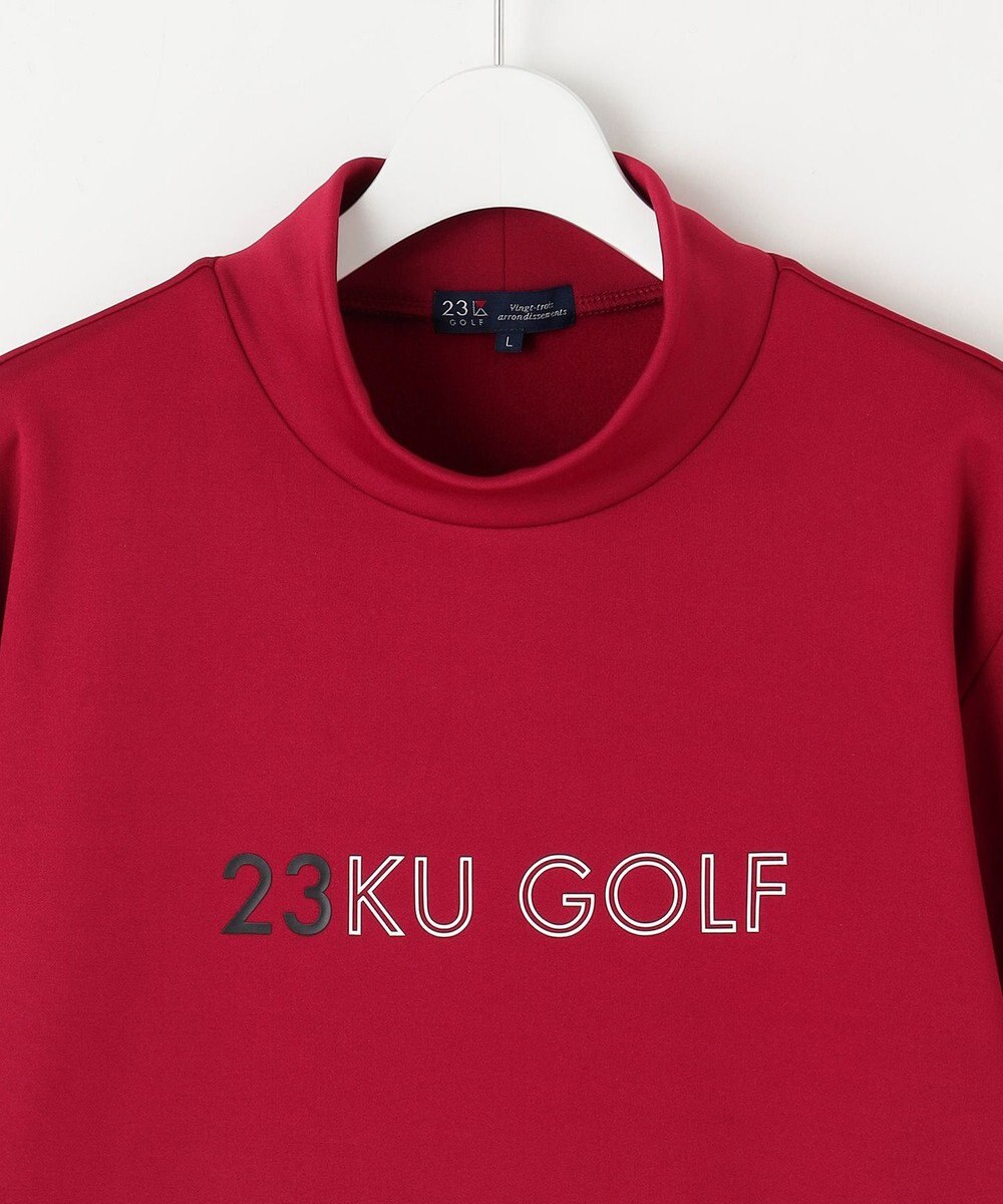 23区GOLF 【MEN】ストレッチ裏フリース モックネック 