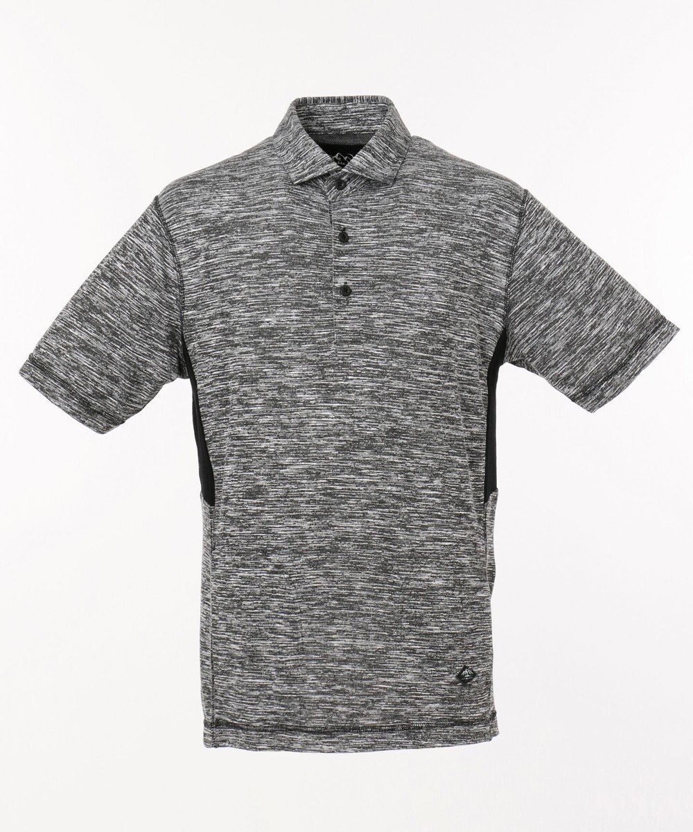 JOSEPH ABBOUD MOUNTAIN ランダムスラブリップル ポロシャツ 