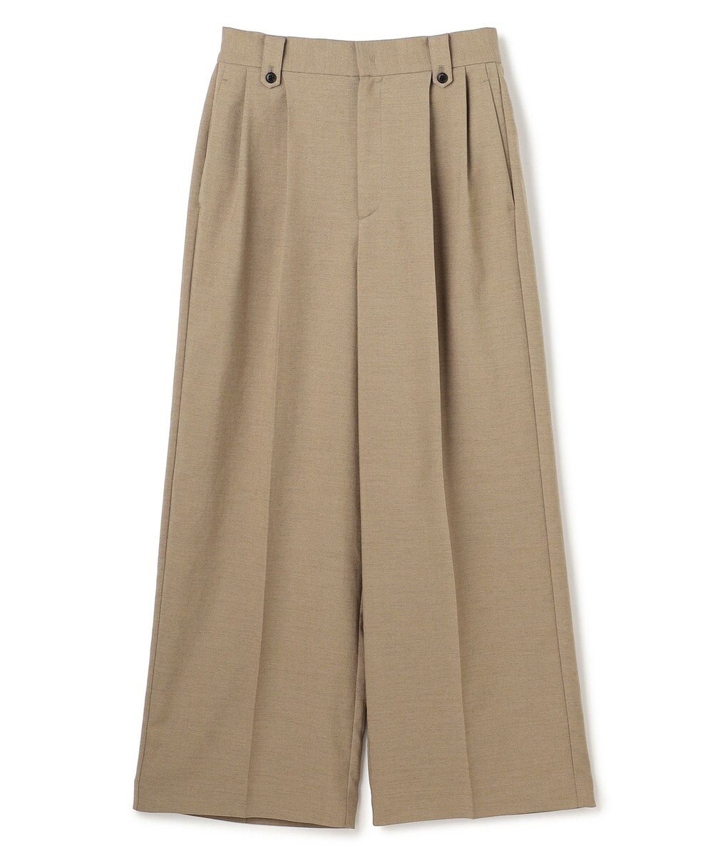 UNFILO 【セットアップ着用可】TENNEN TOUCH タックワイドパンツ 