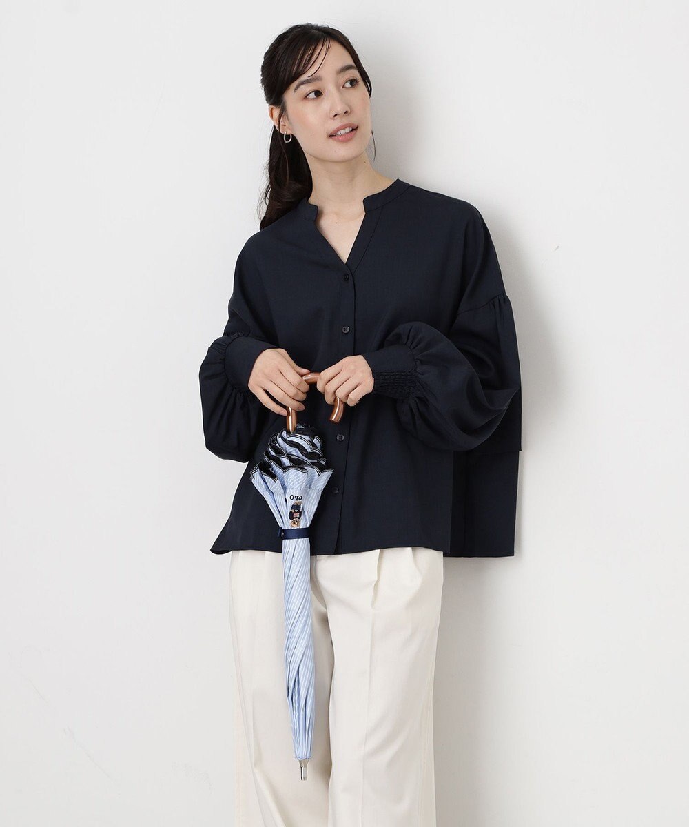 MOONBAT 【WEB限定/遮光率100%/遮熱/UV】POLO RALPH LAUREN（ポロ ラルフローレン）晴雨兼用日傘 ワンポイント ポロベア刺繍 フリル 長傘 