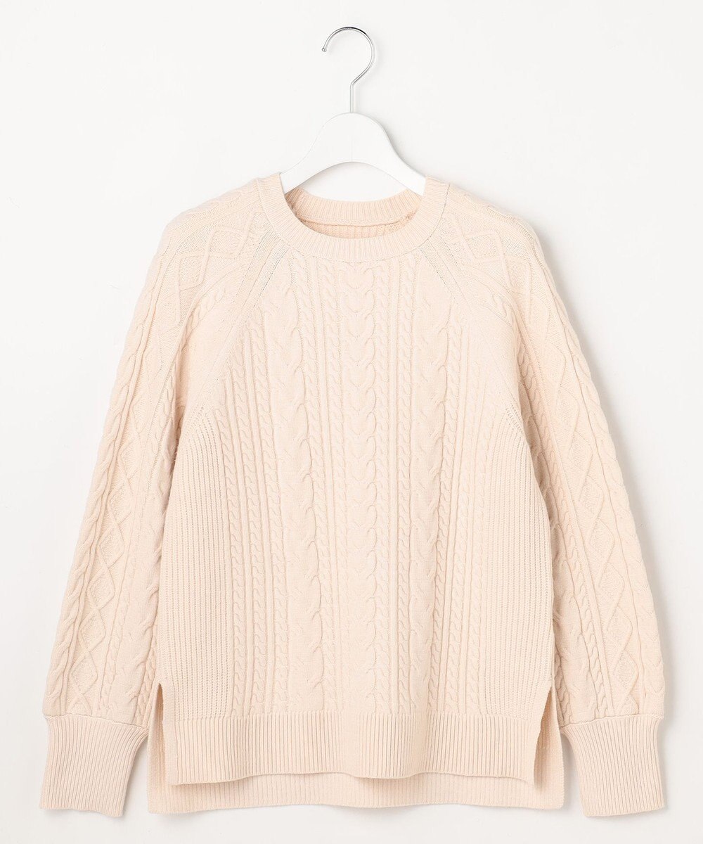 ANY SIS S ケーブル ニット プルオーバー 