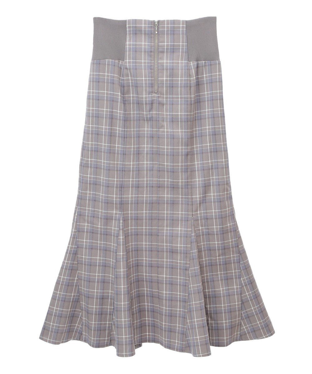 earth music&ecology サイドリブバックレースアップスカート 