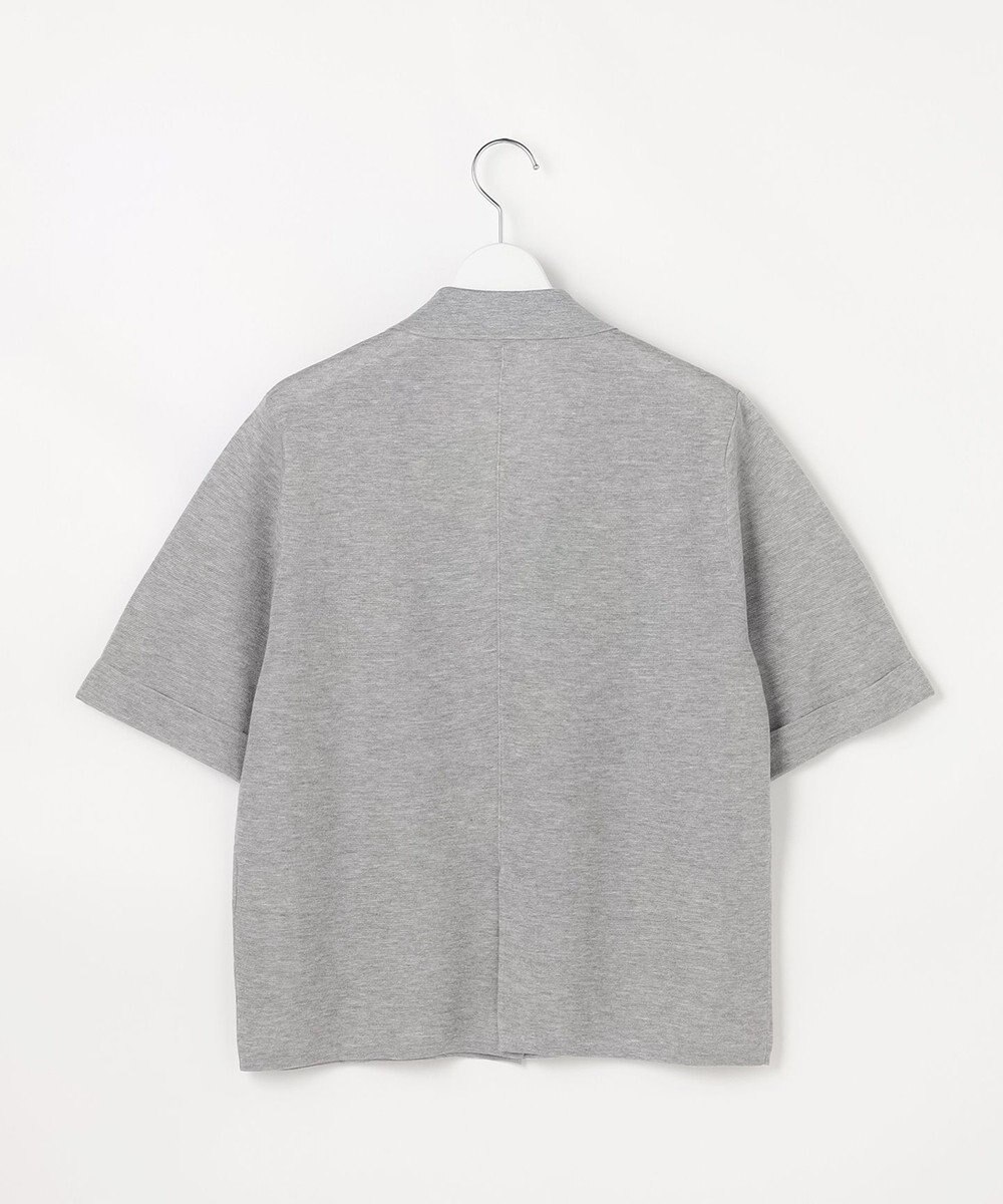 J.PRESS LADIES Vis/Peスパーク ハーフスリーブ ニットジャケット 