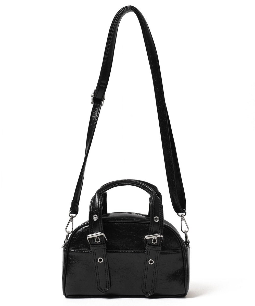 WEGO ハトメハンドルミニボストンショルダー 