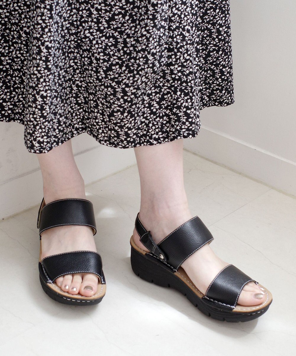 Pointer 本革 超軽量2WAY ツーバンドサンダル 