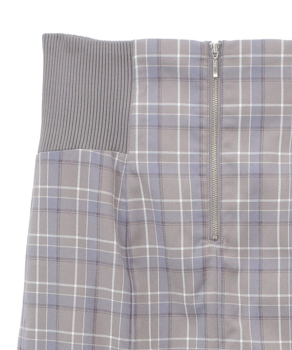 earth music&ecology サイドリブバックレースアップスカート 