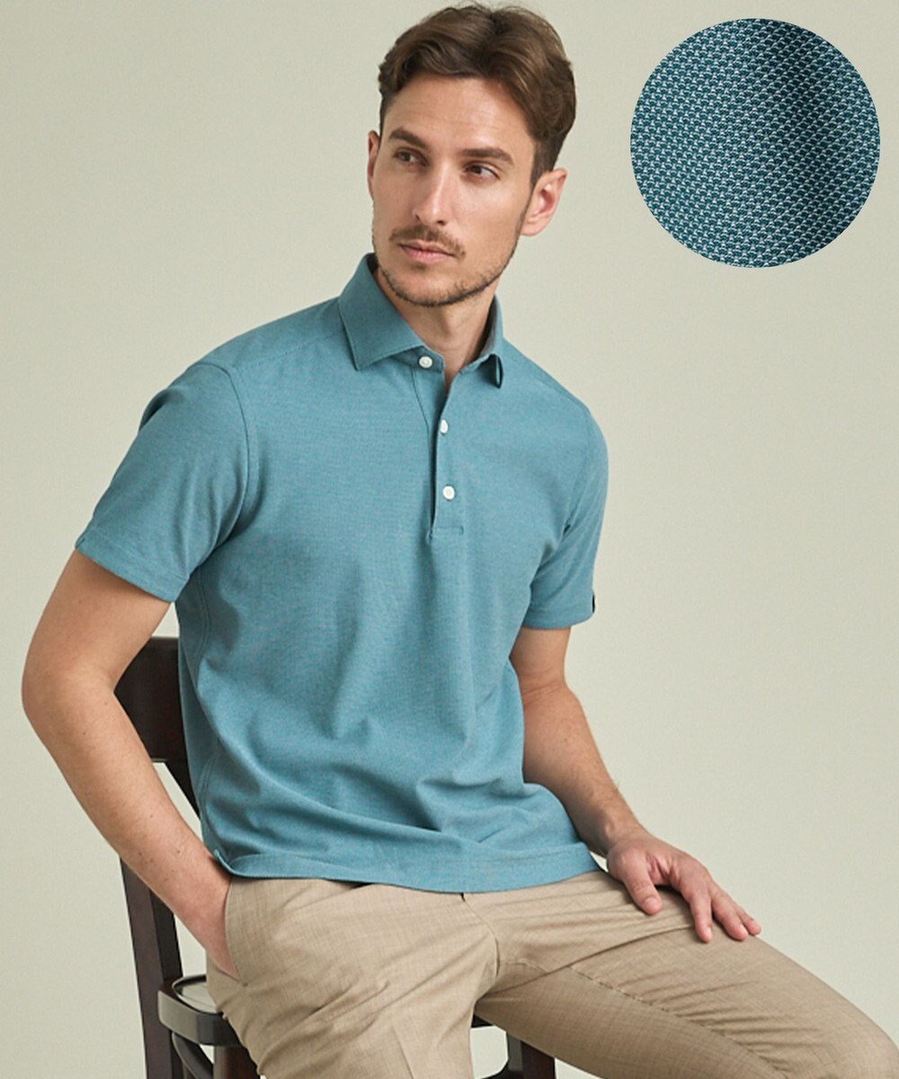 GOTAIRIKU 2年連続売上NO1【仕事で着られる】キレイめ 鹿の子ビズポロシャツ 