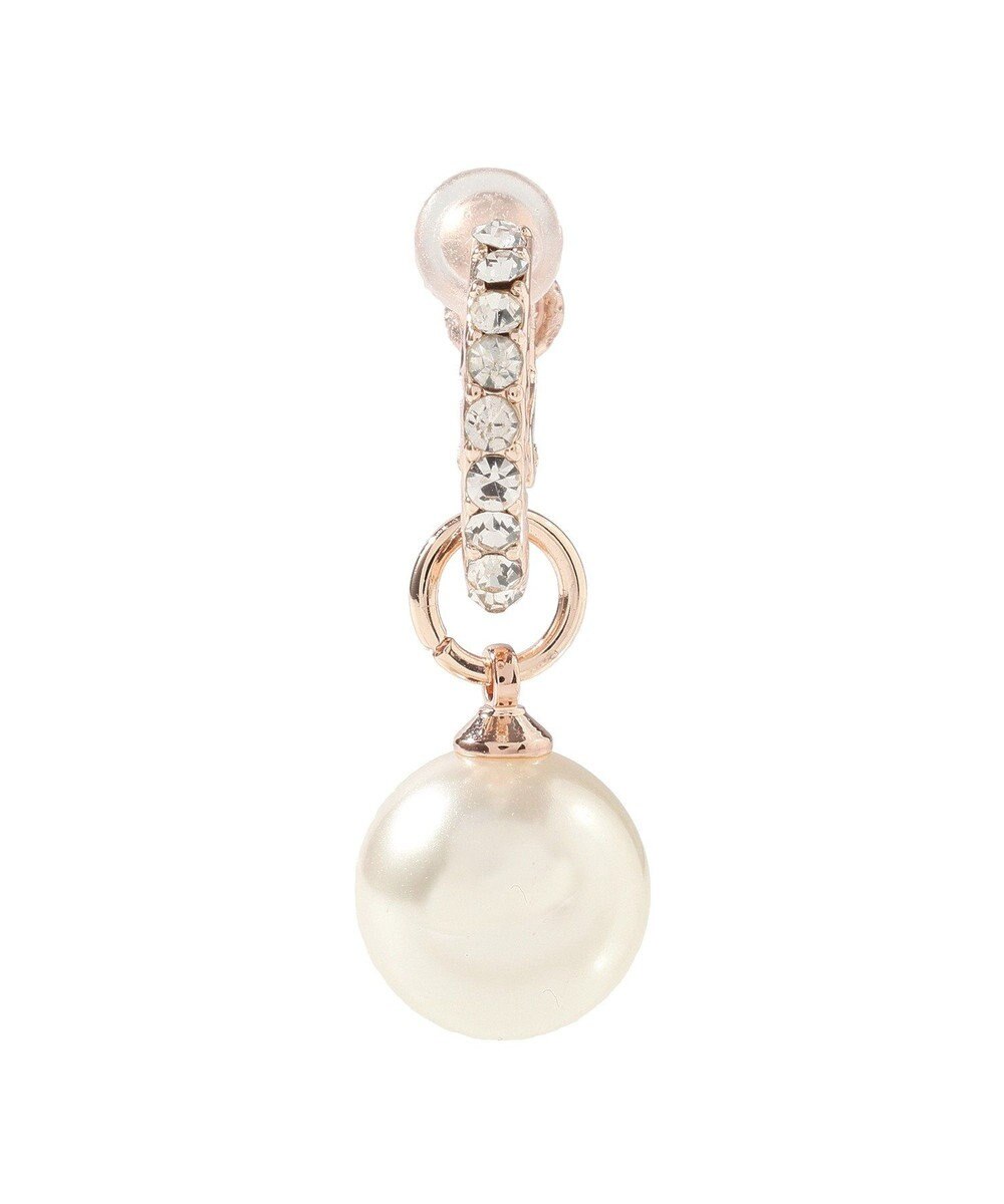 Maison de FLEUR ２Ｗａｙパールビジューイヤリング 