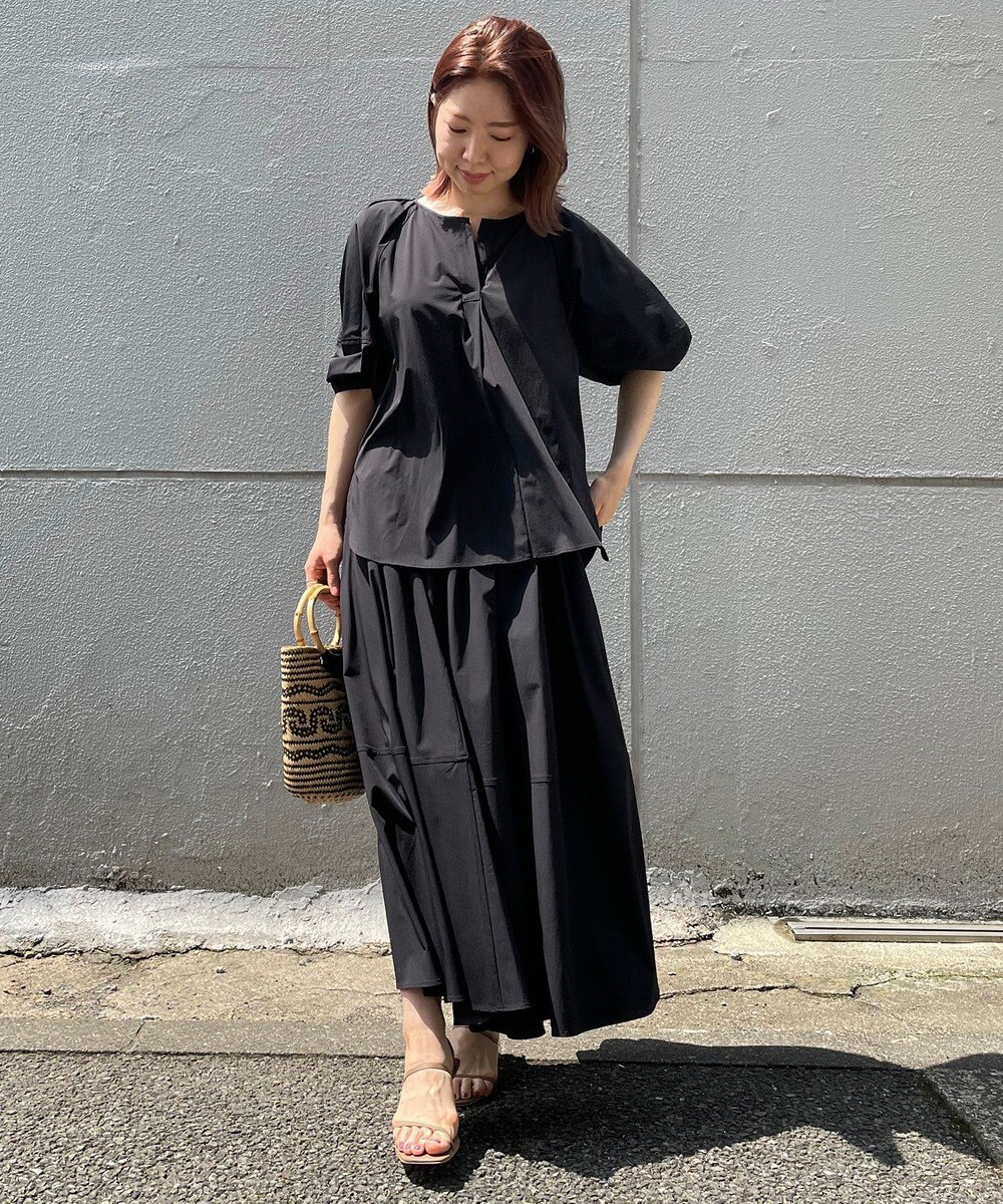 UNFILO 【セレSTORYコラボ】スポ可愛 シャカ楽ストレッチ スカート 