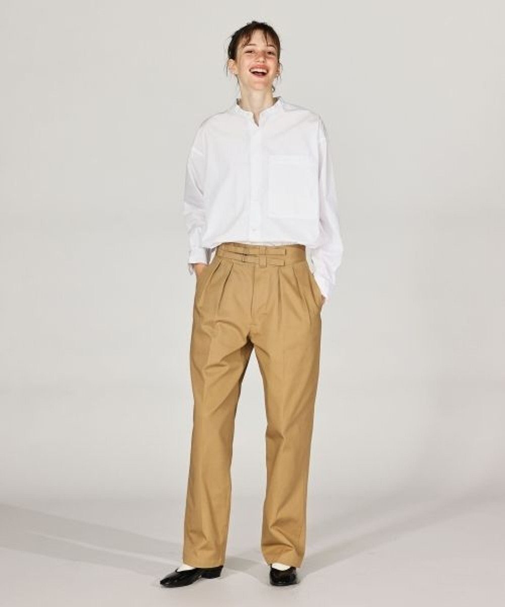 LENO BAND COLLAR SHIRTS 《UNISEX》 バンドカラーシャツ 