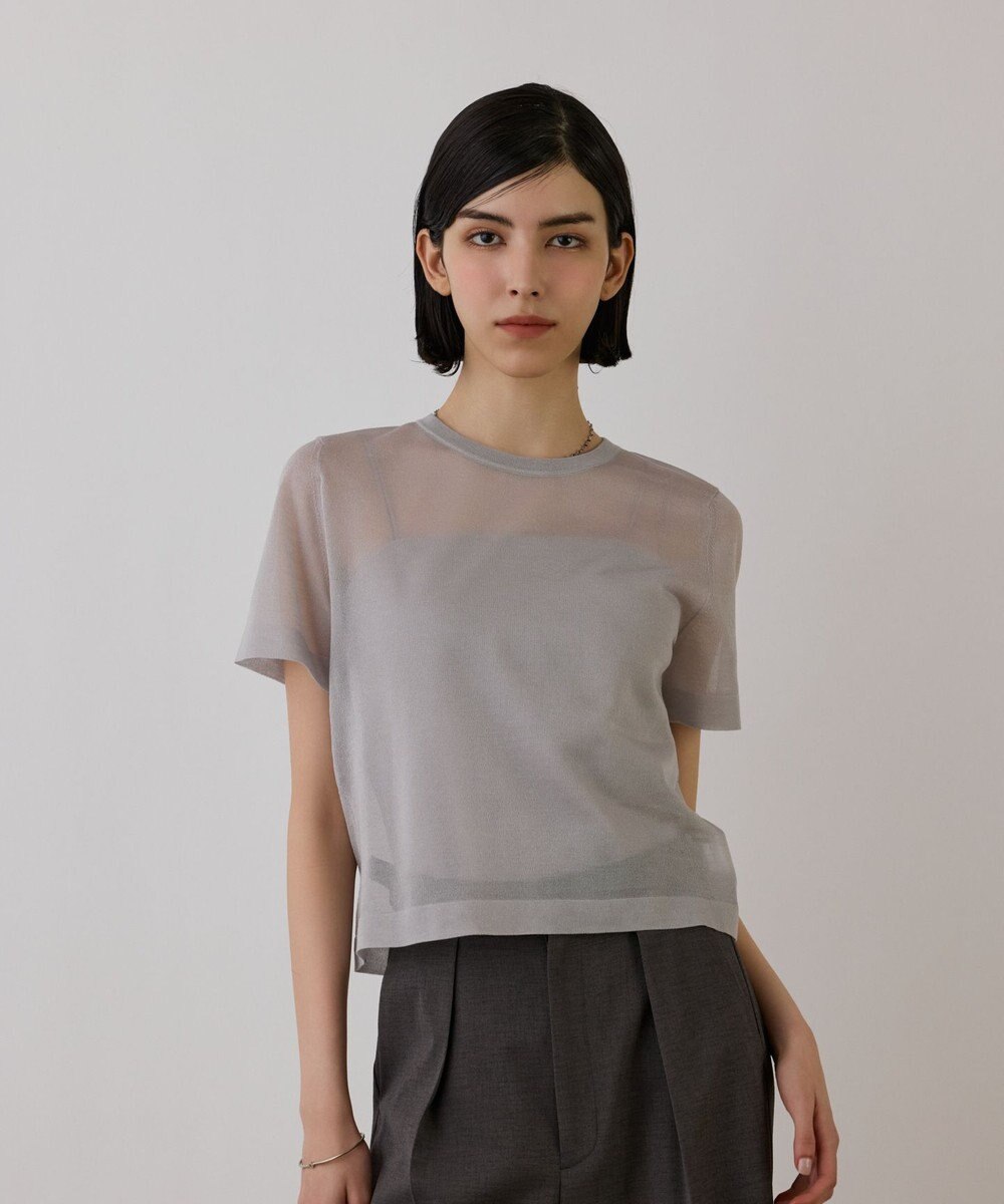 GRACE CONTINENTAL ブライトシアーニットトップ 