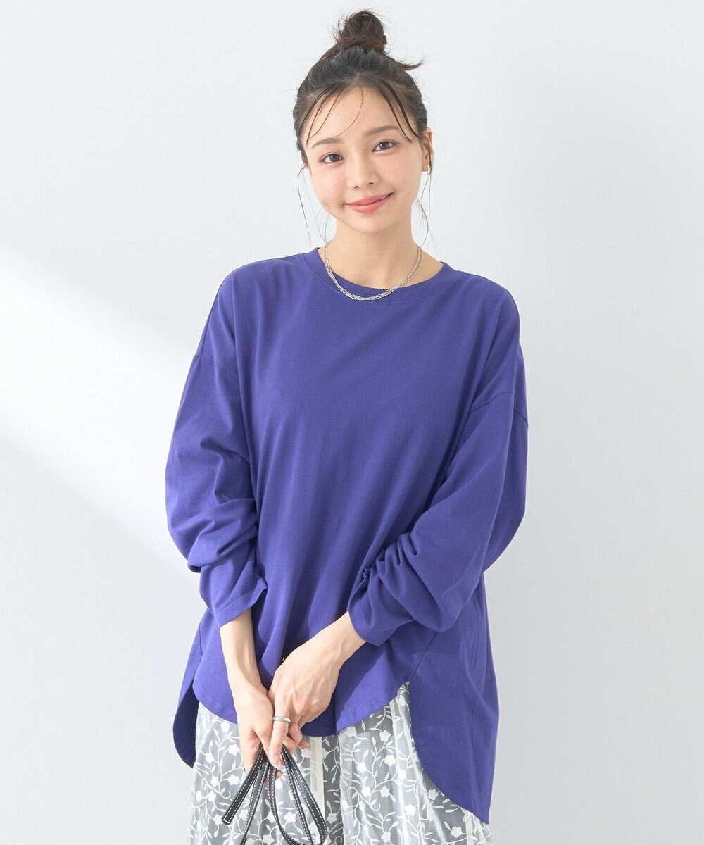 earth music&ecology ラウンドルーズロンＴ 