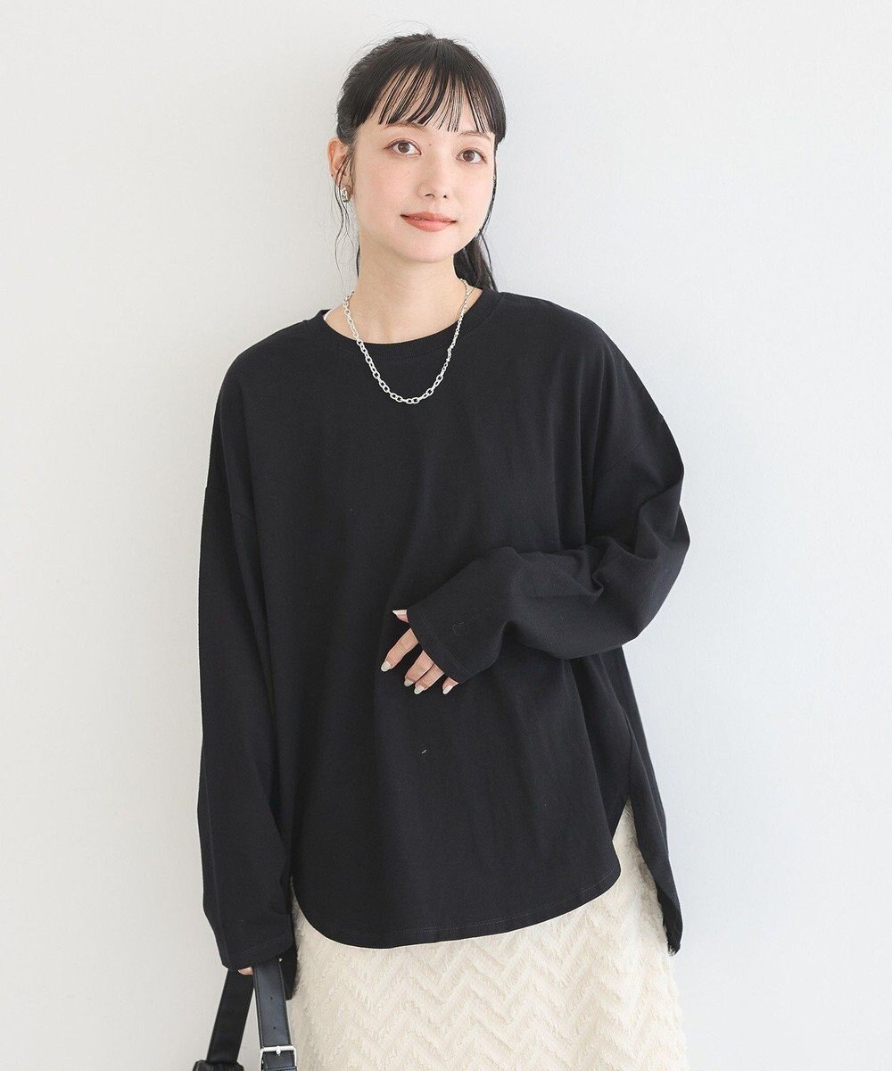 earth music&ecology ラウンドルーズロンＴ 