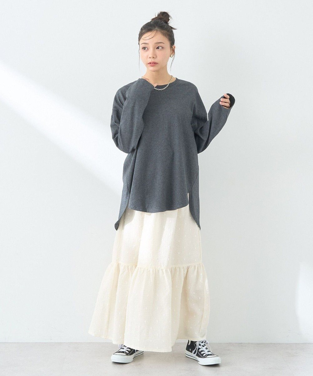 earth music&ecology ラウンドルーズロンＴ 