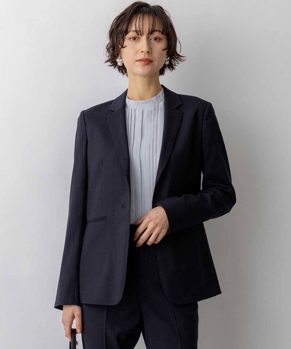 23区 【先行予約】アイアスマットストレッチ テーラードジャケット 