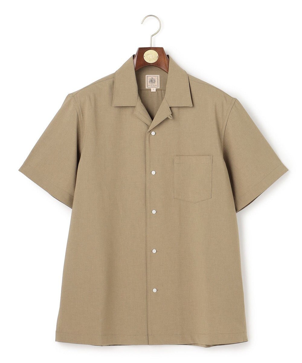 J.PRESS MEN 【WEB・一部店舗限定】リネンライク オープンカラーシャツ 