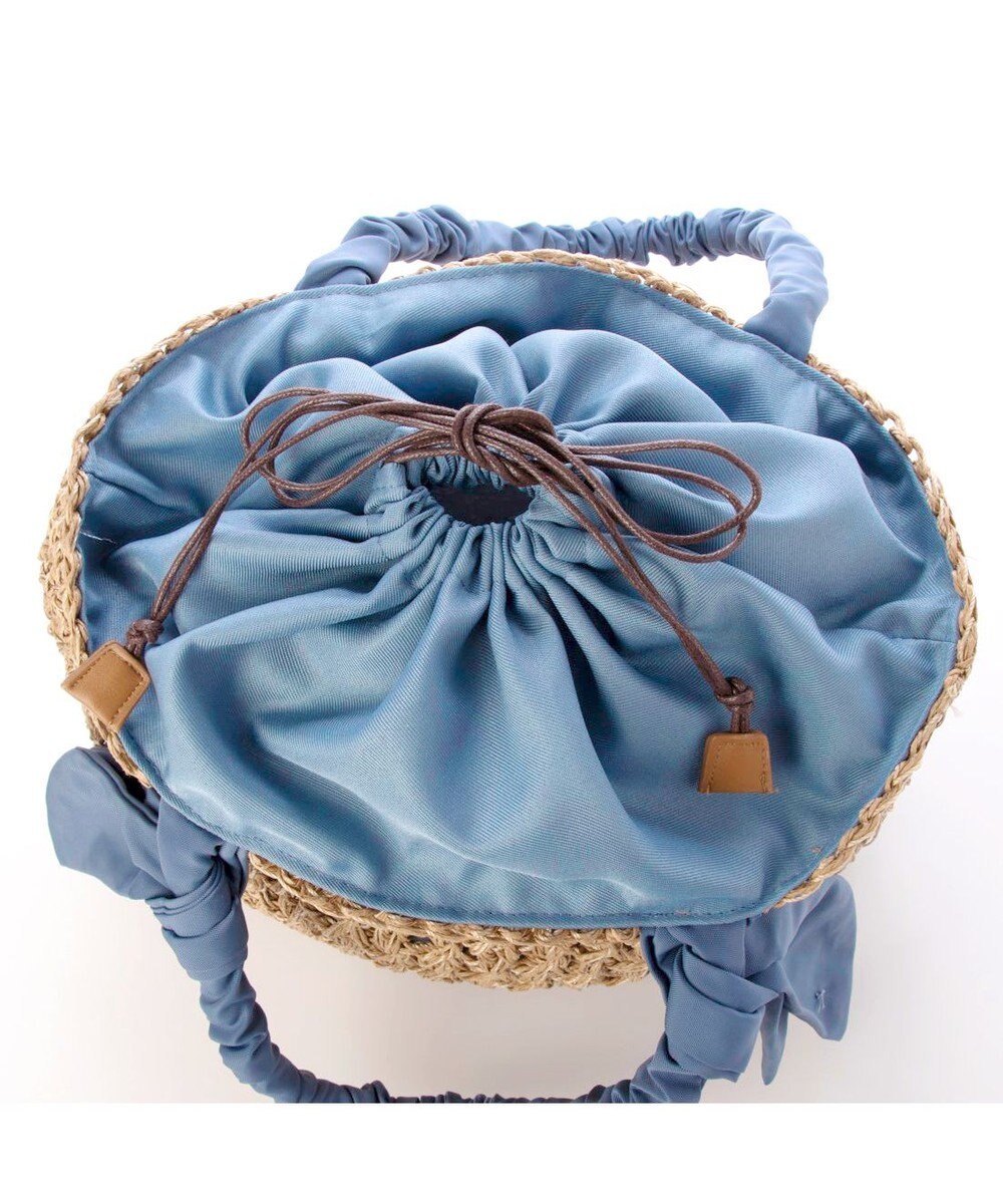 UNBILLION カシュカシュ cachecache / 下がりリボン柄編みトート 