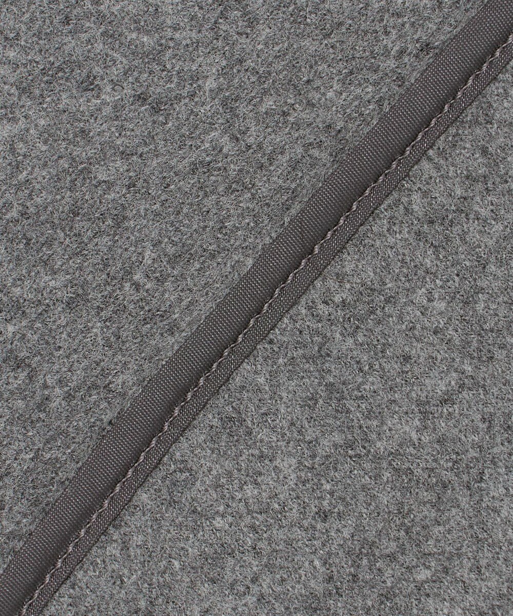 23区 【エステータ】ウールツイルジャージー スリットネック ブラウス 