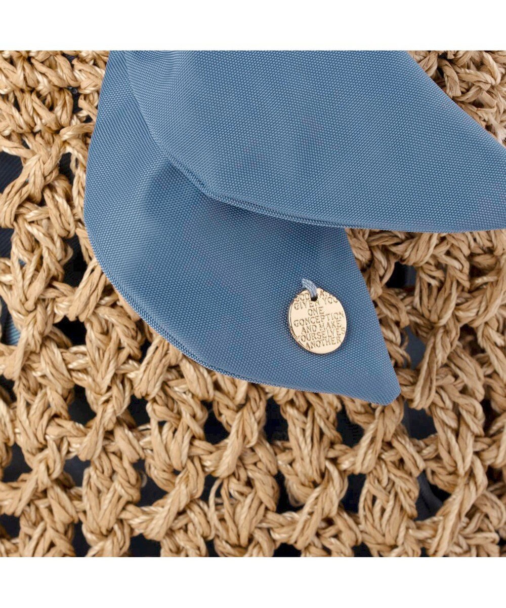 UNBILLION カシュカシュ cachecache / 下がりリボン柄編みトート 