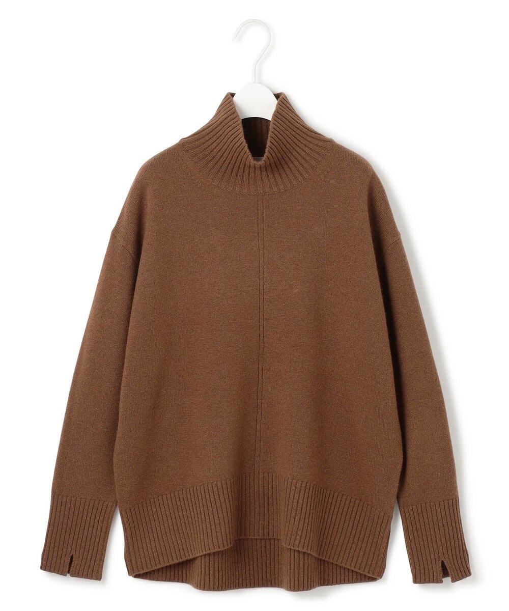 ICB 【洗える】ソフトカシミヤミックス ハイネックニット 
