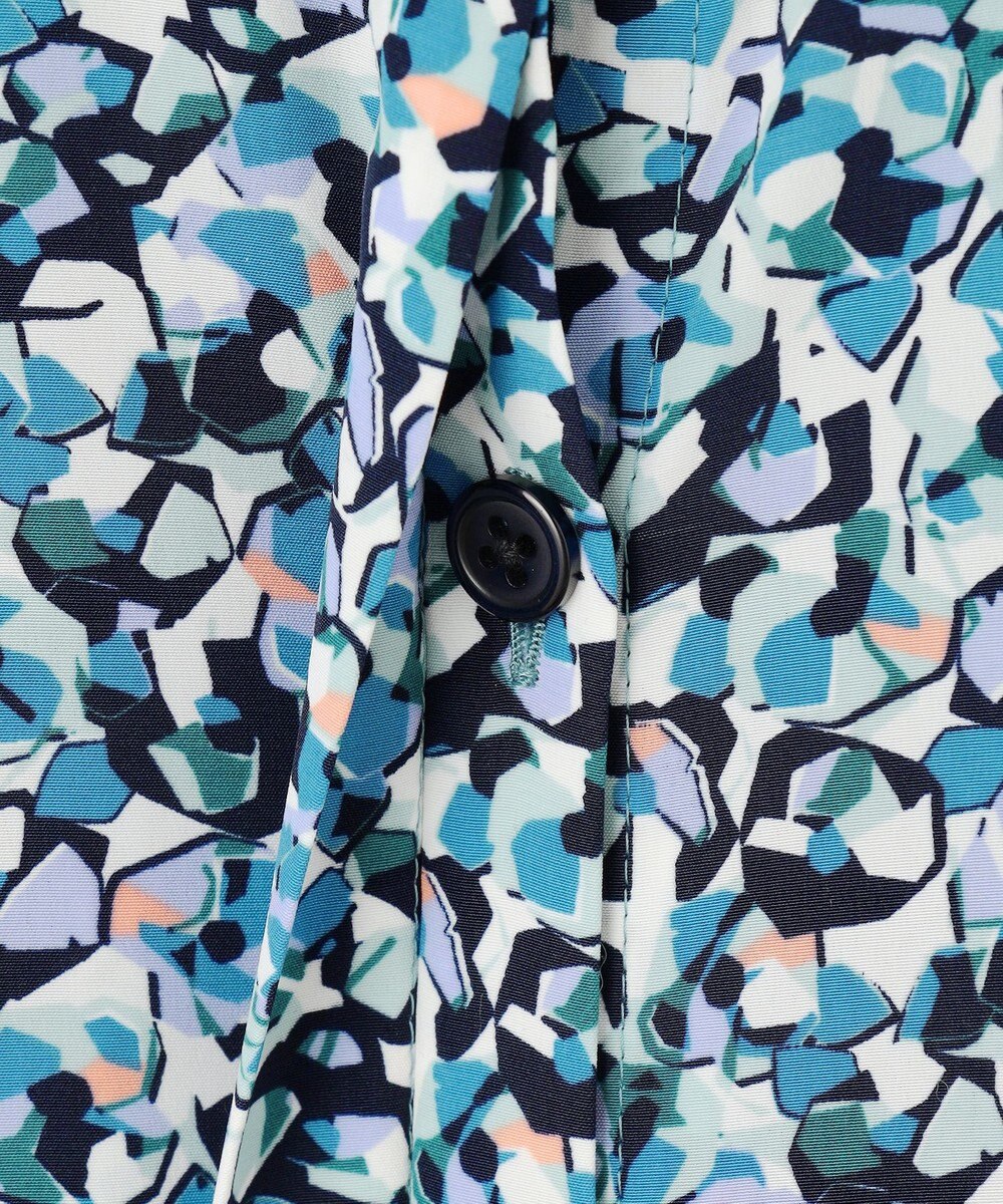 自由区 L 【洗える】フラワーペタルプリント ワンピース 