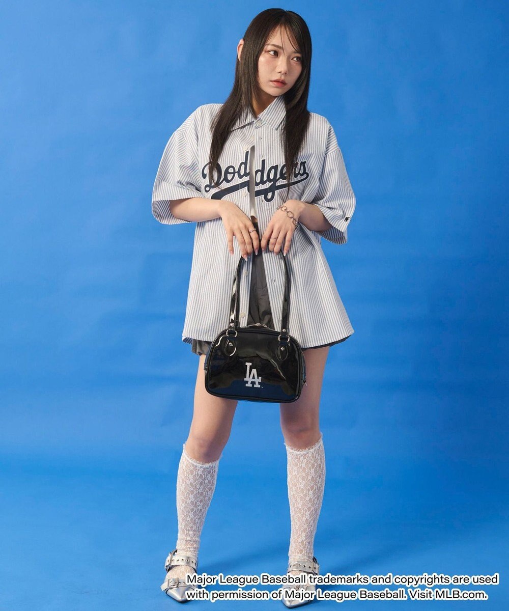 WEGO 【ユニセックス着用ITEM】別注MLBストライプグラフィックシャツ（SS） 