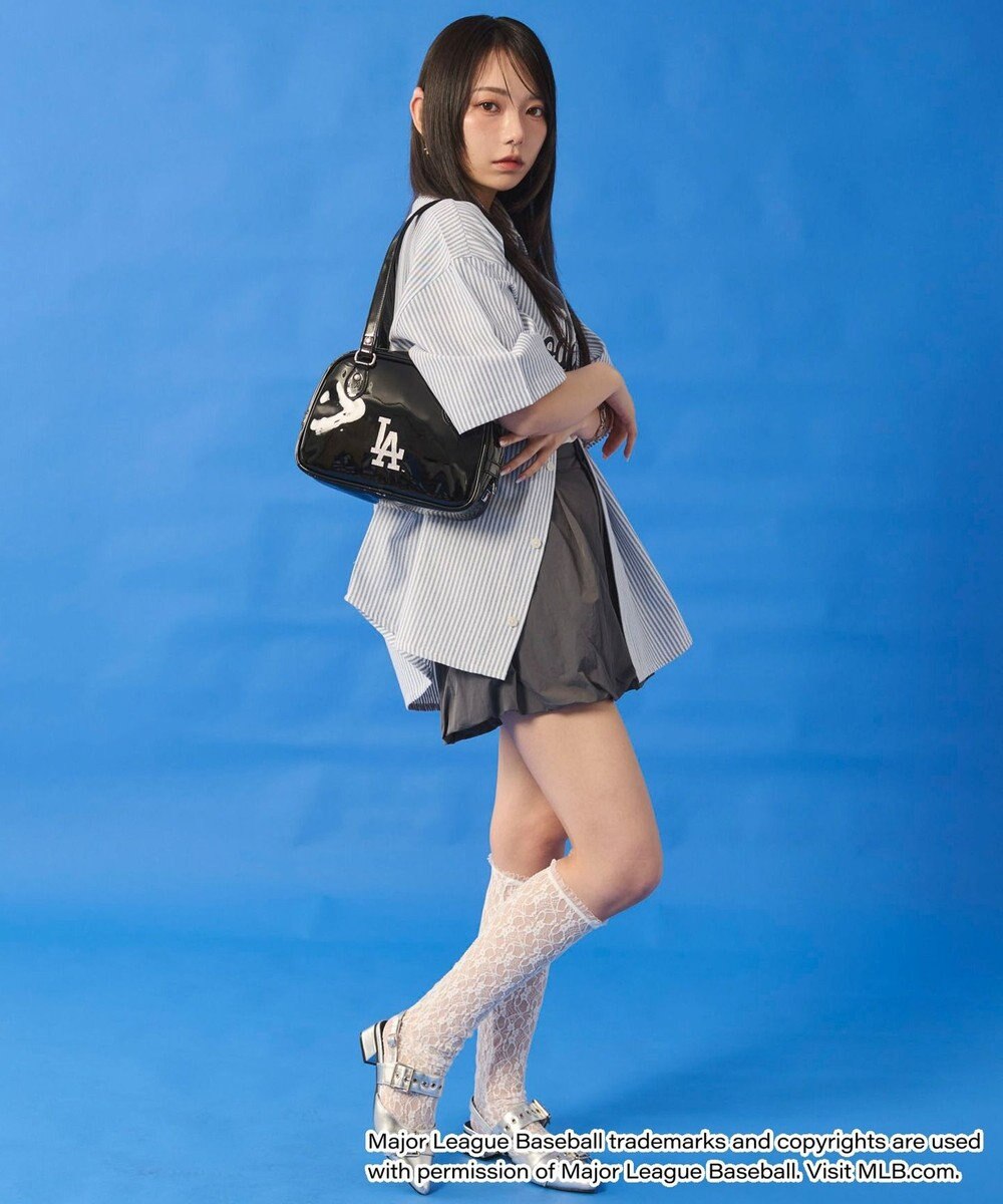 WEGO 【ユニセックス着用ITEM】別注MLBストライプグラフィックシャツ（SS） 