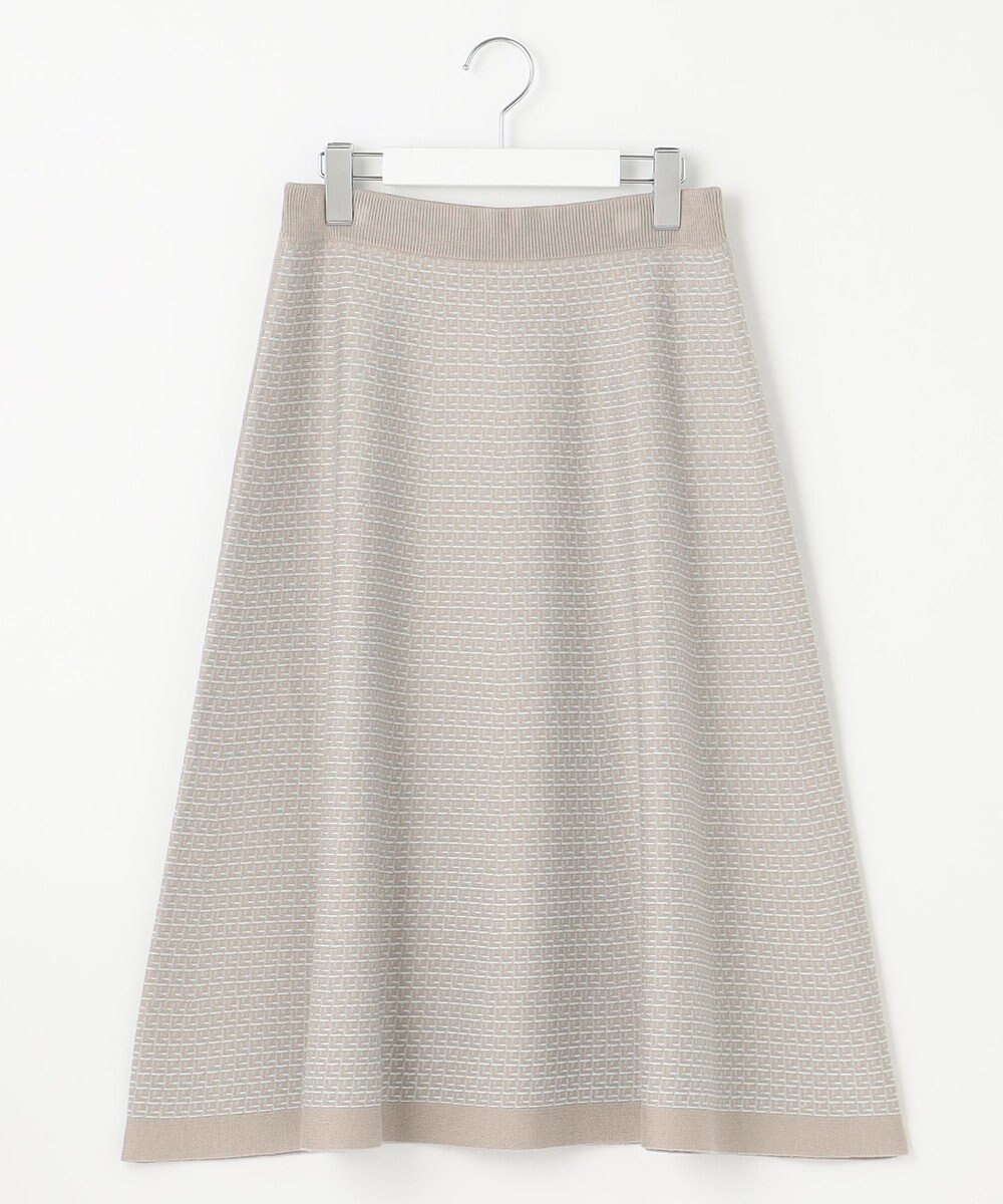 自由区 【WEB限定カラーあり・洗える】リバーシブルニット セットアップ(プルオーバー×フレアスカート) 